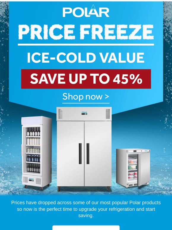 Shop our Polar price freeze today!