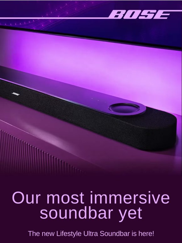 Our most immersive soundbar ever is here!