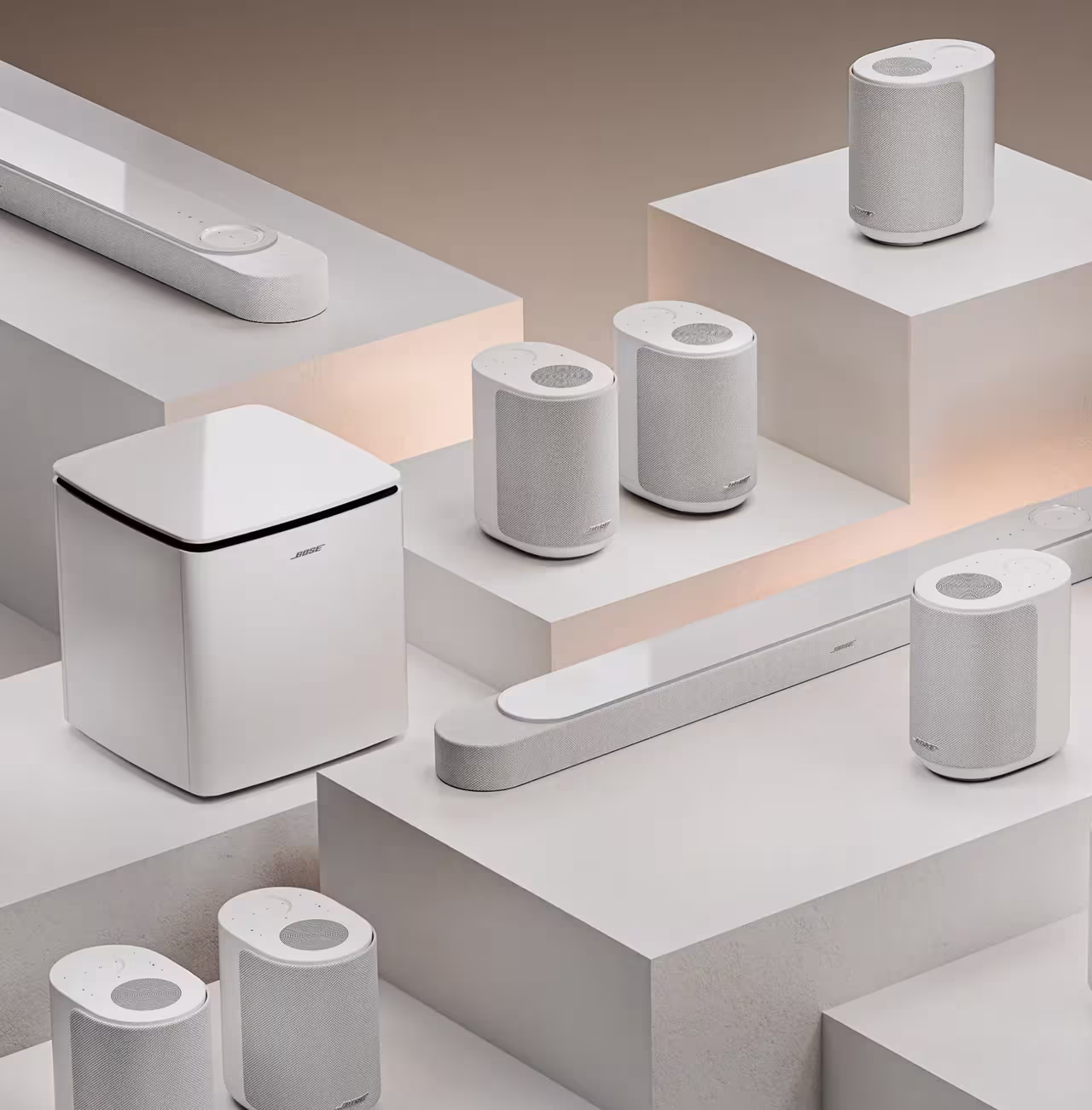 Bird's eye view of the Bose Lifestyle Collection