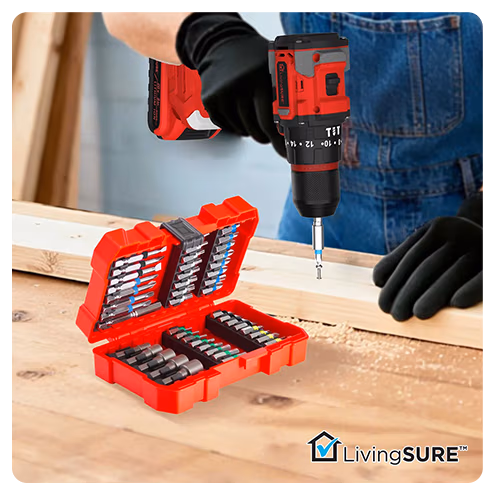 379006 45-Pc. Screwdriver Bit Set by LivingSURE™