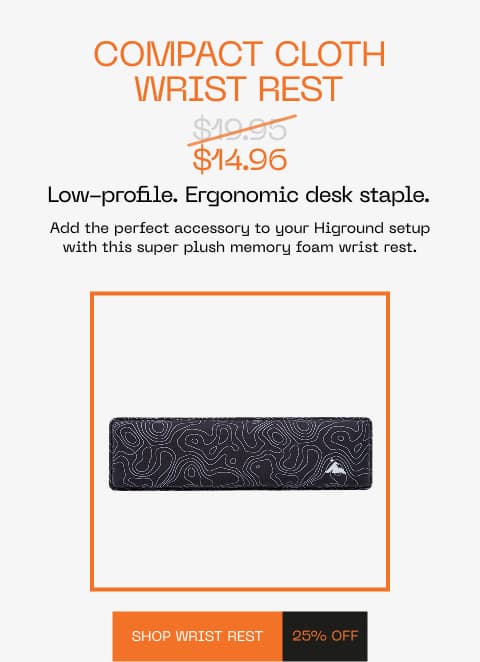 Compact Cloth Wrist Rest Higround Sale