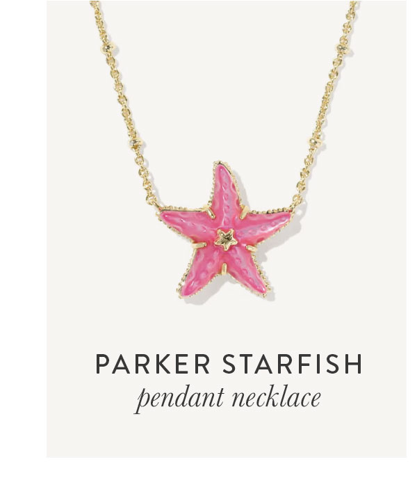 Parker Starfish pendant necklace