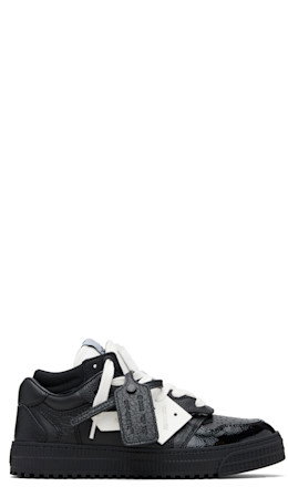 Black 3.0 Floating Arrow Sneakers - Off-White
