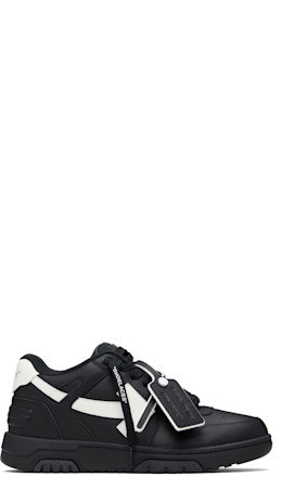Black 'Out Of Office' Leather Sneakers - Off-White