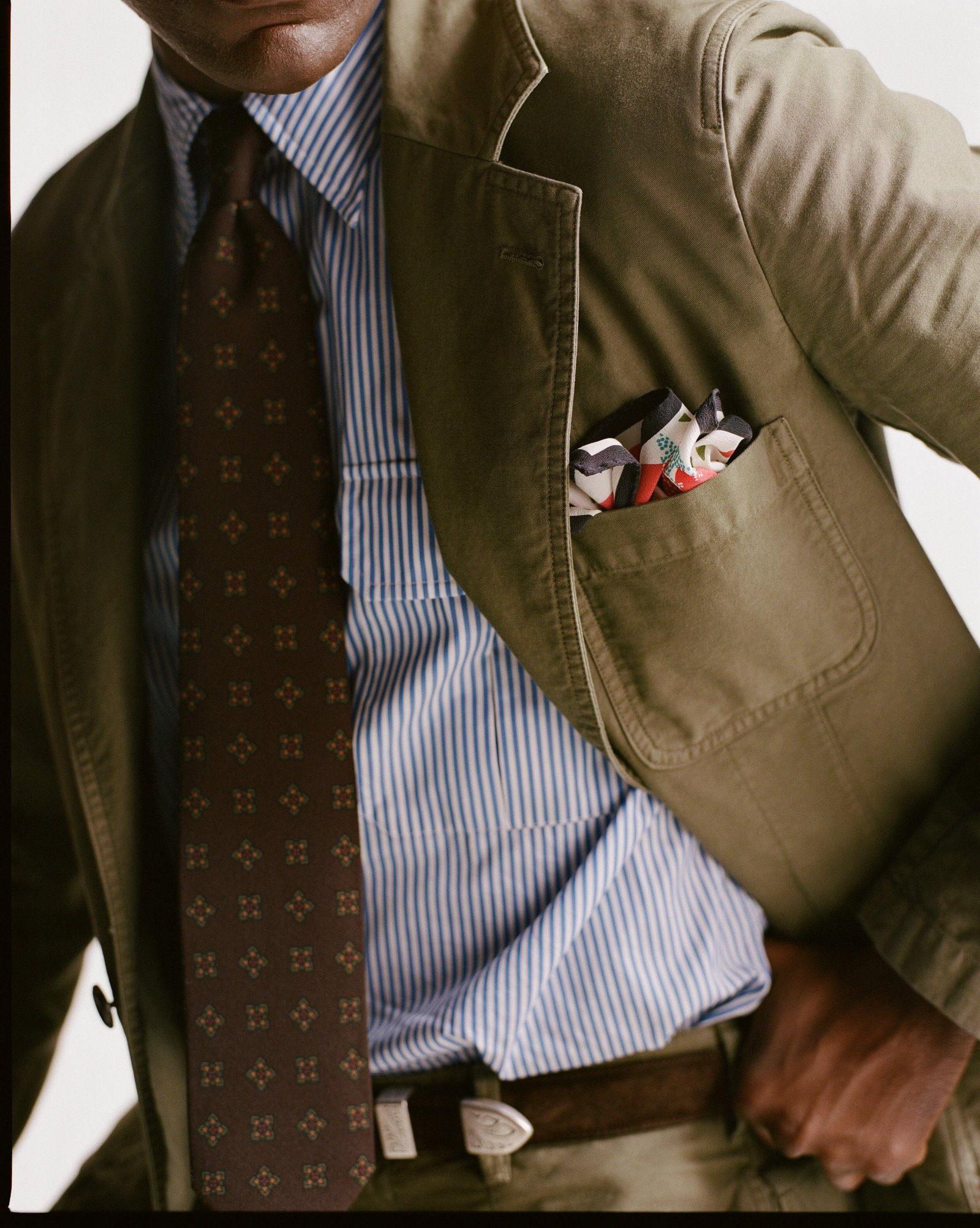 Image of Olive Summer Moleskin Games Blazer Mk. I