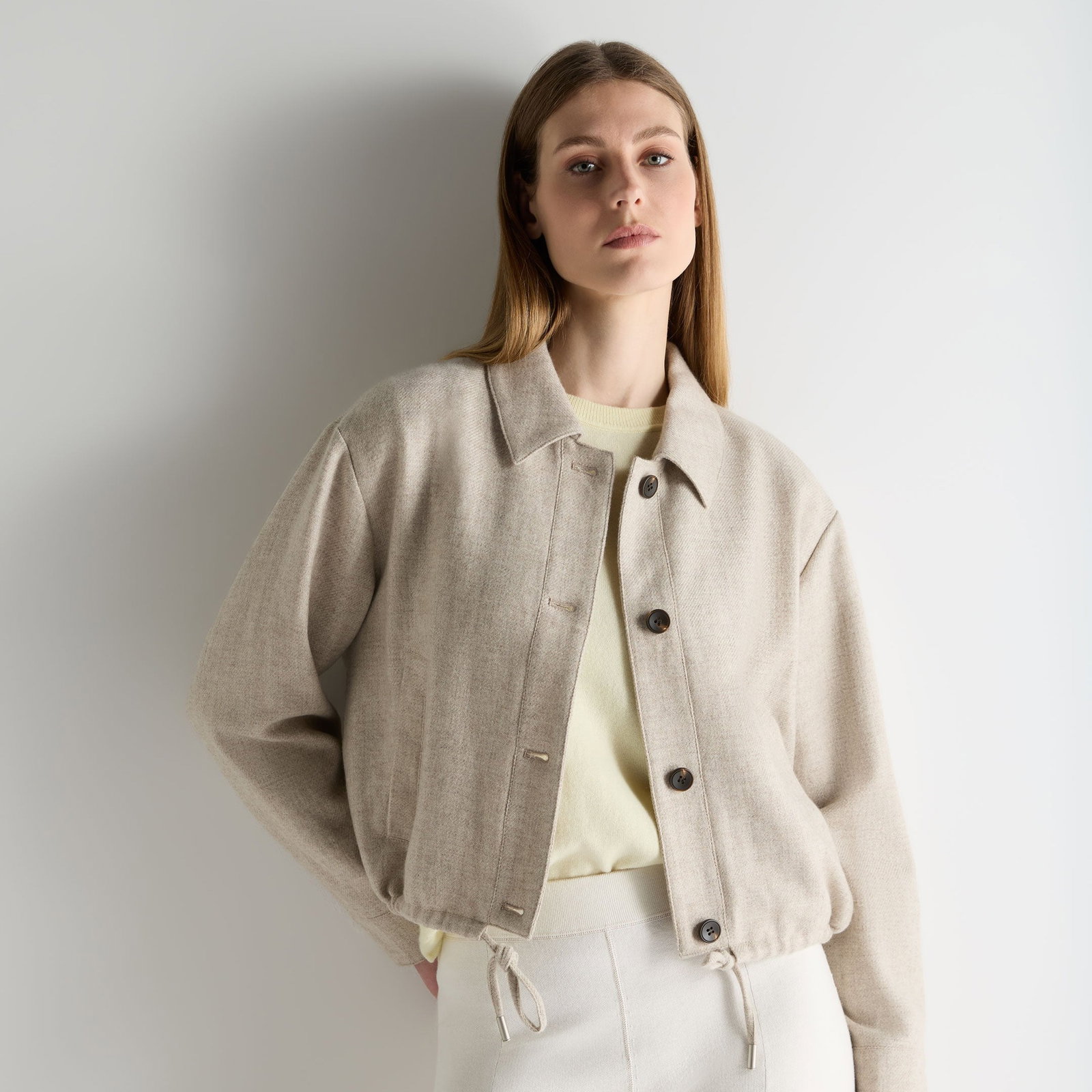 Women's Lilia Woven Cashmere Jacket