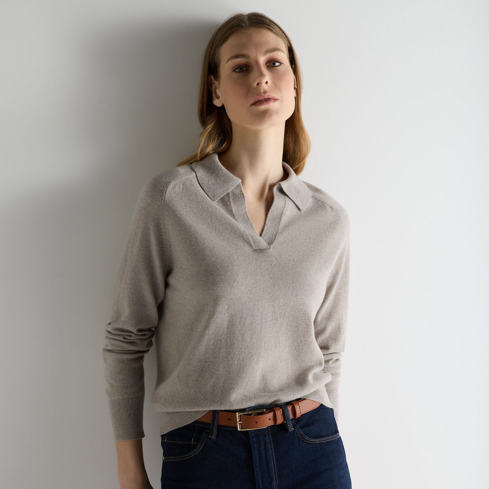 Women's Harriet Cashmere Polo Shirt