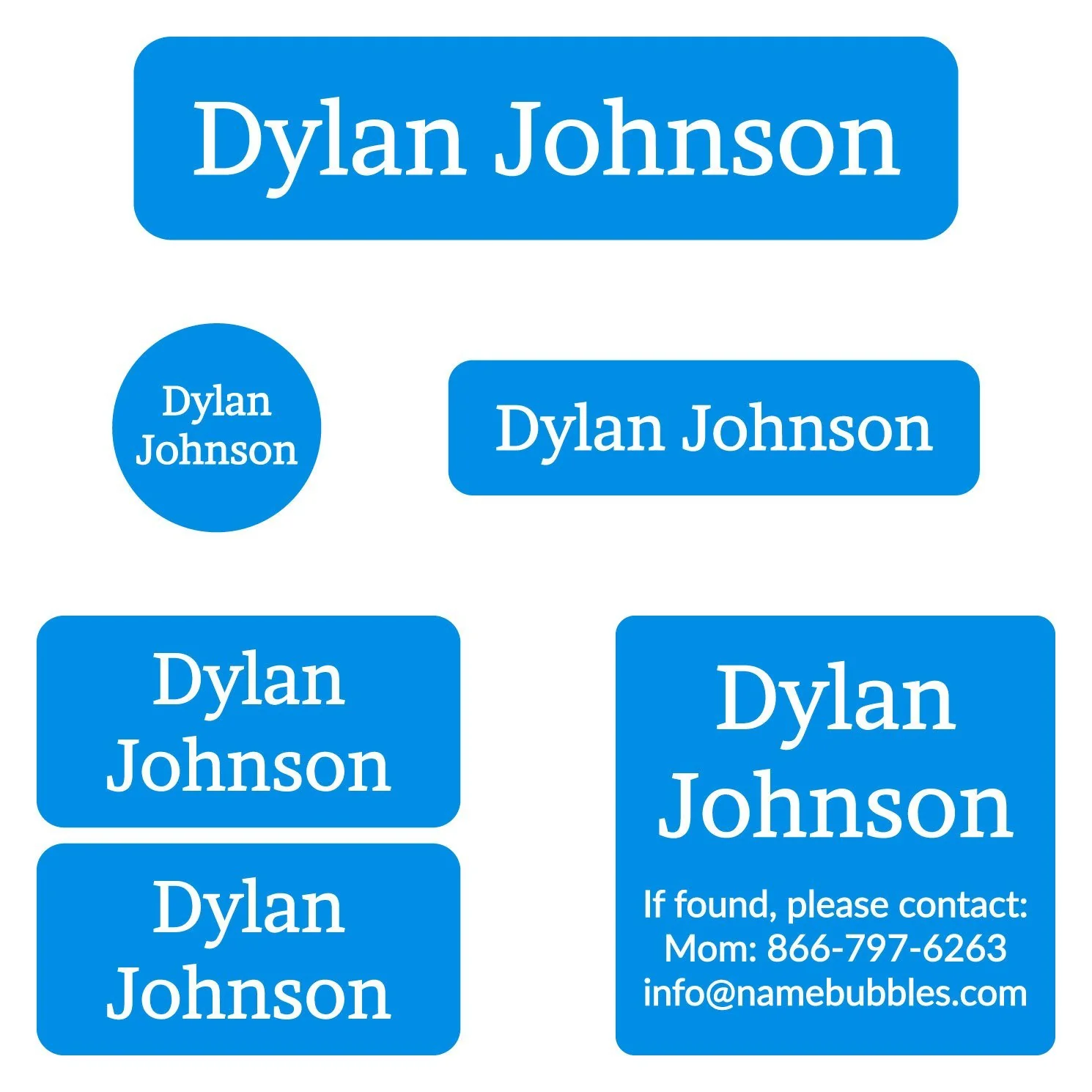 Image of One Color Camp Labels Pack