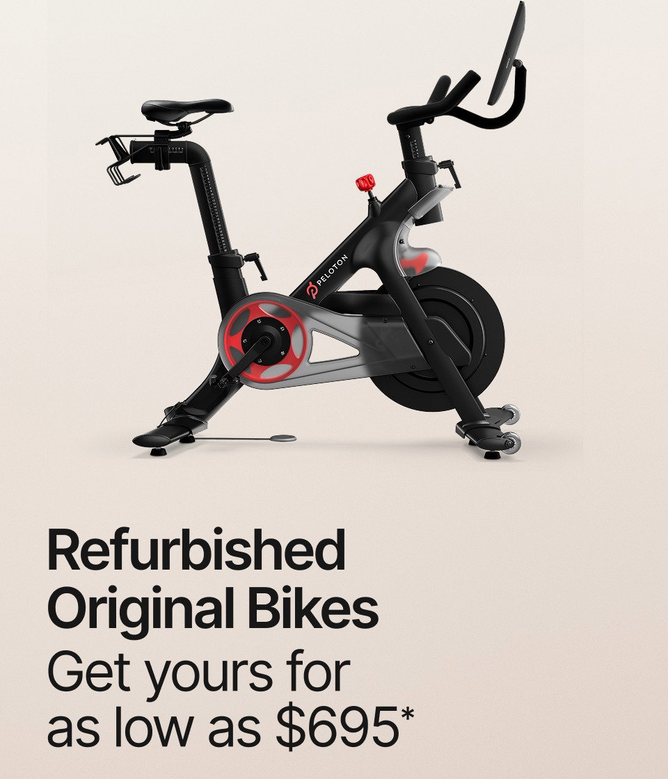 Get Refurbished Original Bikes for as low as $695*