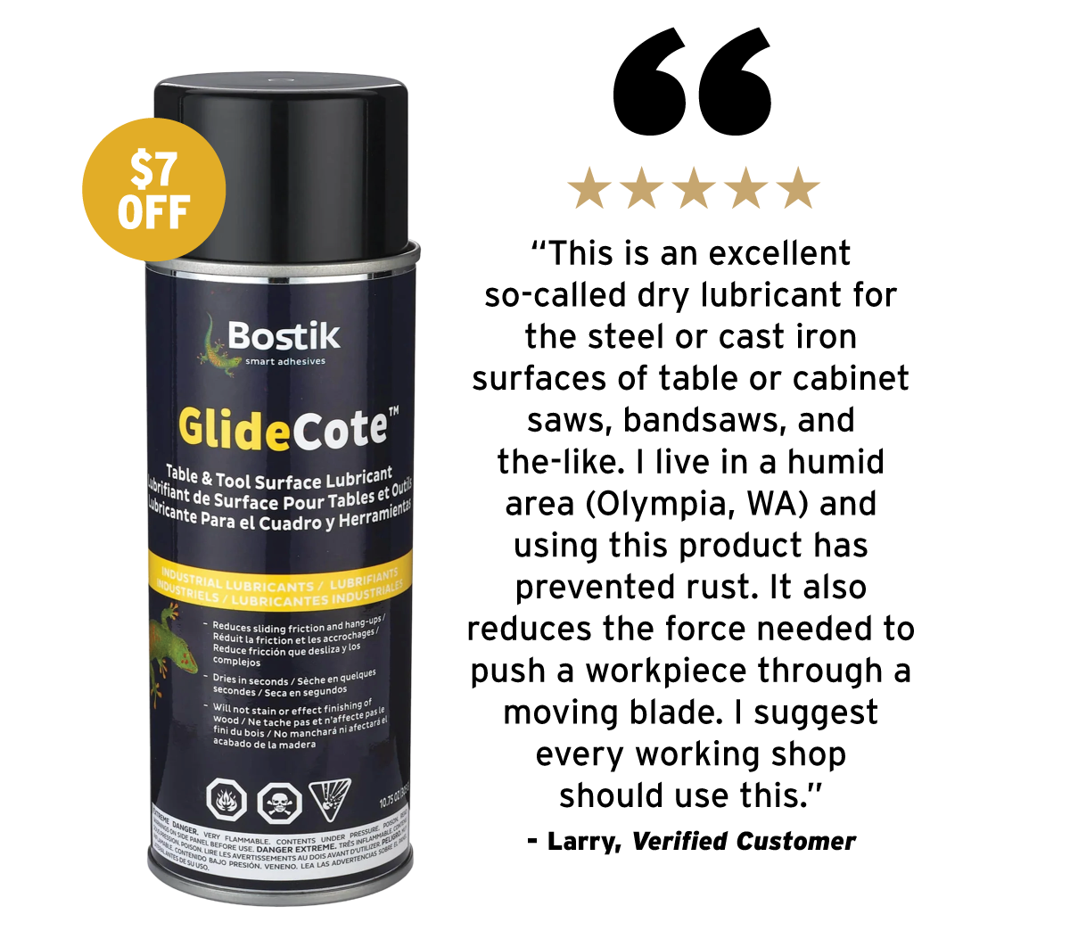 Bostik GlideCote - Aerosol - 10.75 oz