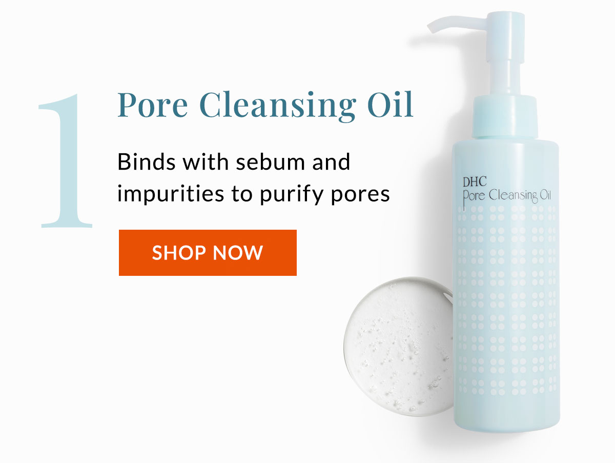 Pore Cleansing Oil binds with sebum and impurities