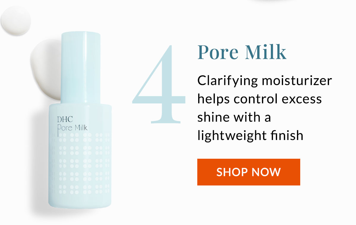 Pore Milk controls excess shine