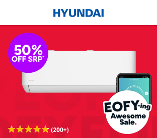 Hyundai 2.6kW Inverter Smart Split System Air Conditioner (Reverse Cycle) Product Image