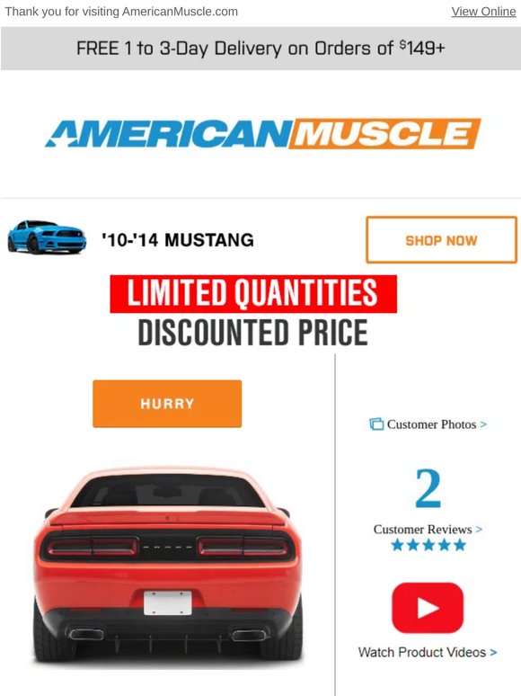 🚨 ALERT: Dont Miss Out! Your 2023 Mustang Item is On Sale! ⏰