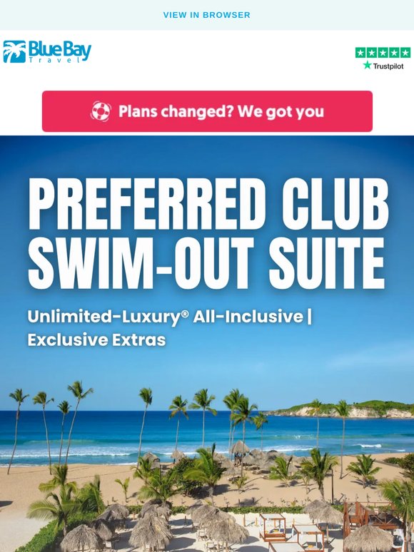 5* Dom Rep Swim Out Suite | From £1,399pp