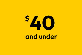 $40 and under