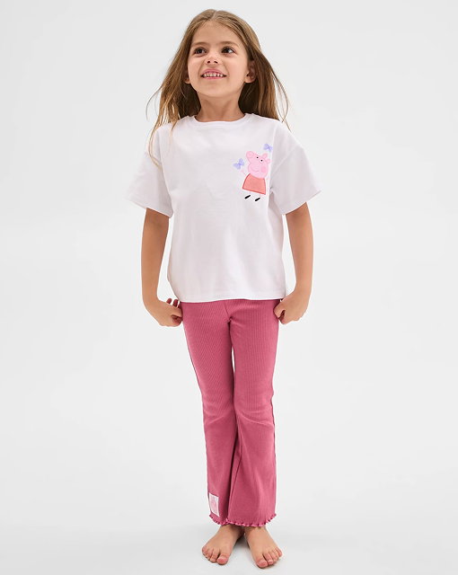 Peppa Pig Australian Cotton top and flare pants set