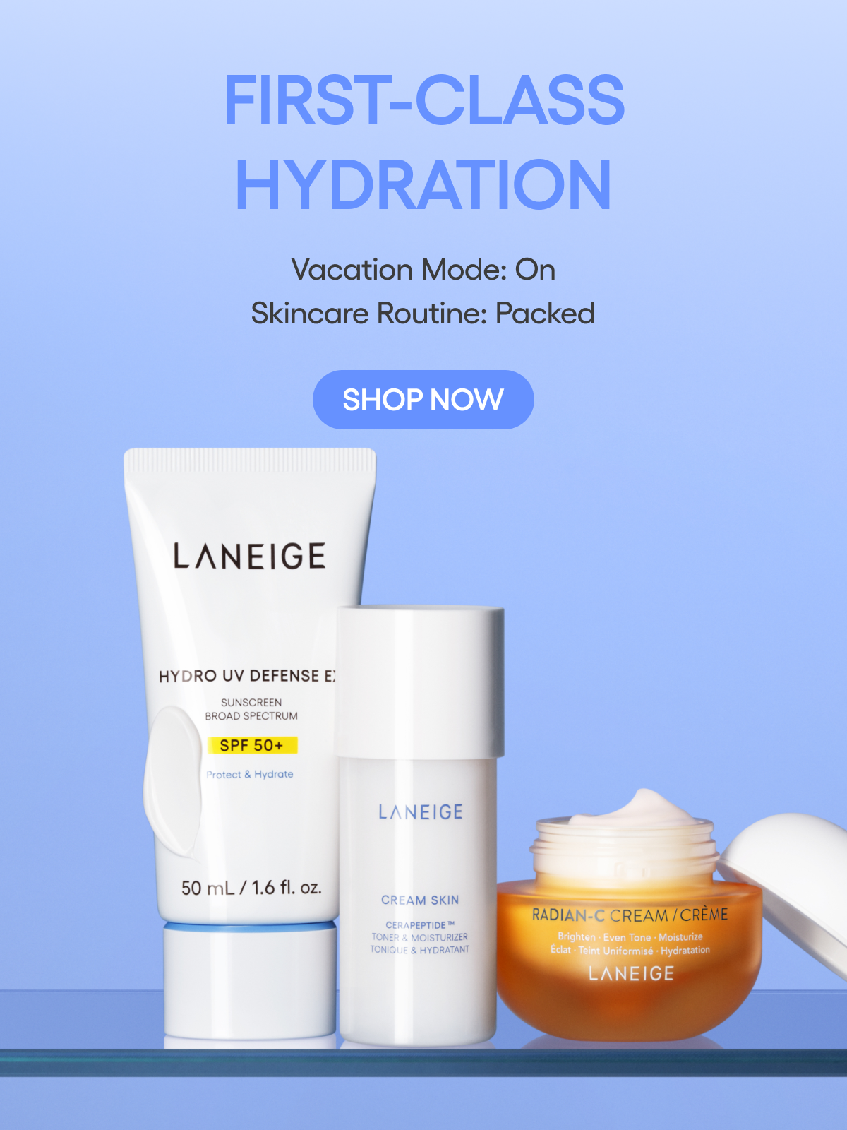 FIRST CLASS HYDRATION - SHOP NOW