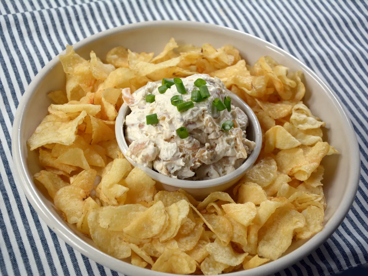 Homemade Vidalia onion dip is so much better than any storebought variety.