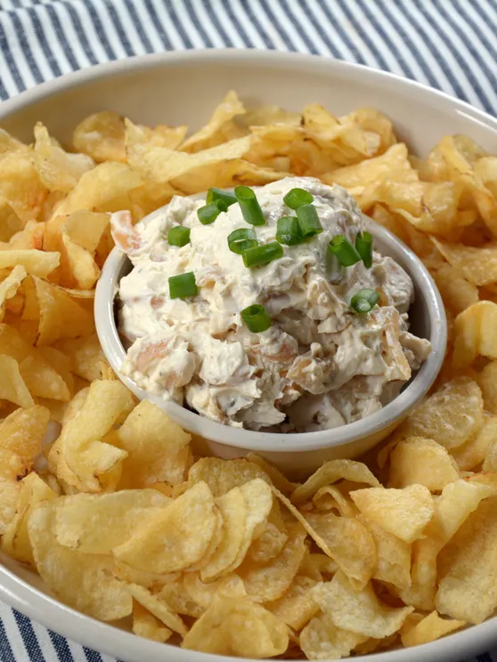 Homemade Vidalia onion dip is so much better than any storebought variety.