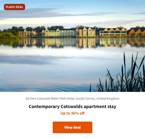 Contemporary Cotswolds apartment stay