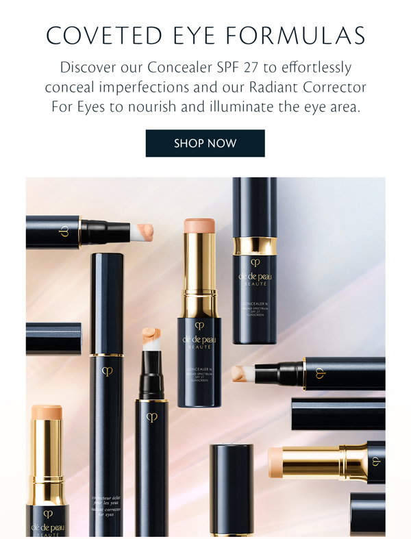  Discover our Concealer SPF 27 to effortlessly conceal imperfections and our Radiant Corrector For Eyes to nourish and illuminate the eye area.