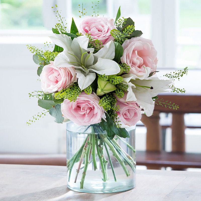 Image of Blush Pink Rose & Lily