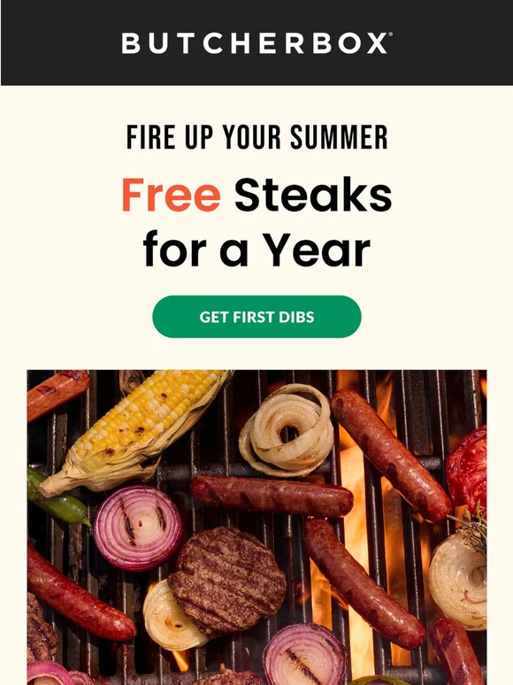 🥩🥓 Fire up with FREE protein for a YEAR!