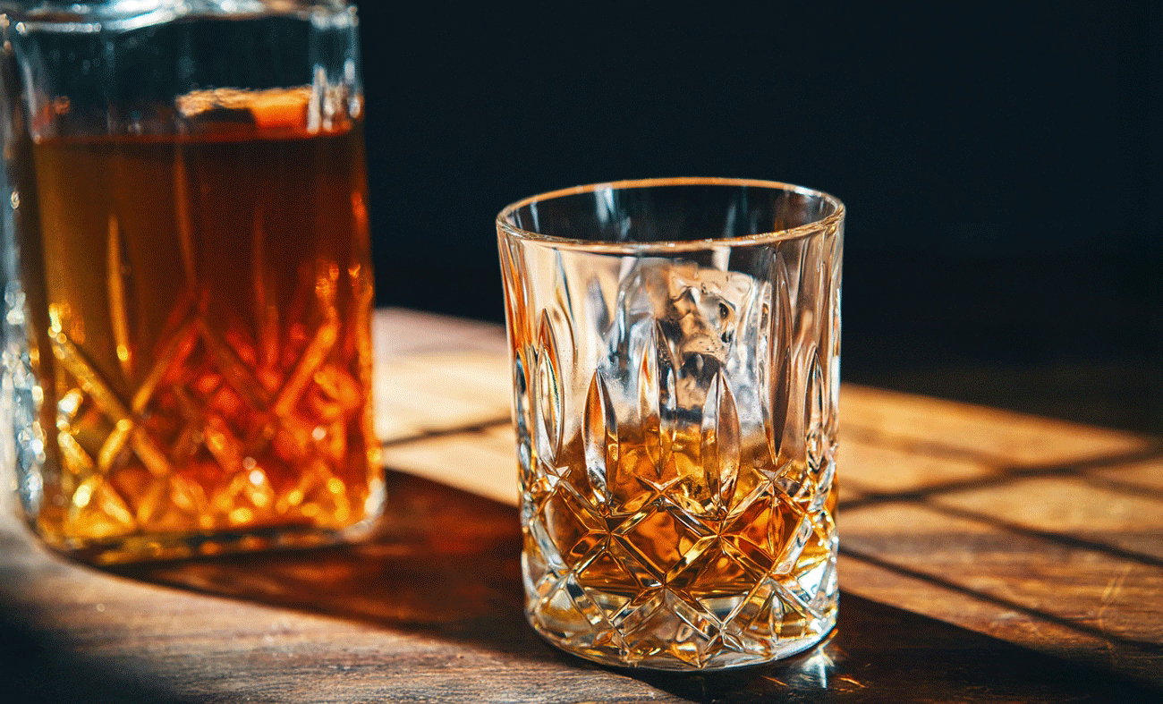 Whisky and decanter