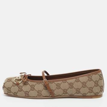 Horsebit Size 39 Beige/Brown G