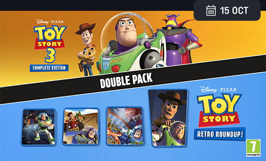 Toy Story: Retro Roundup! + Toy Story 3 Complete Edition Double Pack