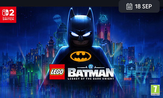LEGO Batman: Legacy of The Dark Knight Nintendo Switch 2