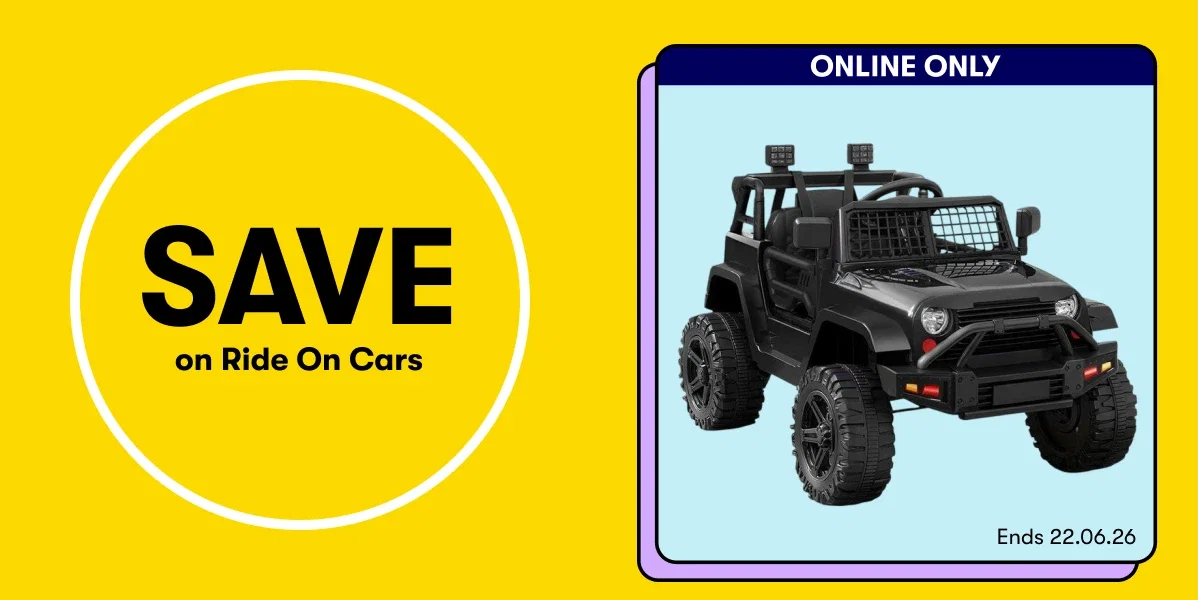 ONLINE ONLY | SAVE on Ride On Cars