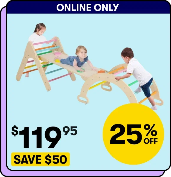 ONLINE ONLY | 25% OFF | $119.95 SAVE $50