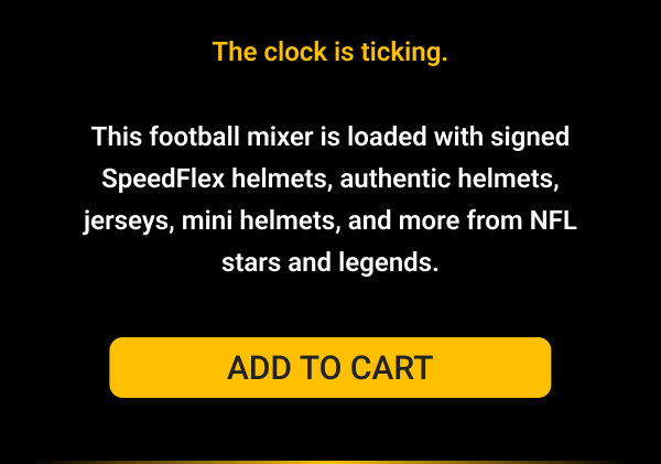 This football mixer is loaded with signed SpeedFlex helmets, authentic helmets, jerseys, mini helmets, and more from NFL stars and legends.