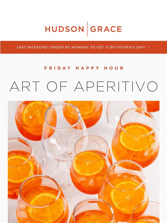 Happy Friday | Aperitivo Hour Awaits