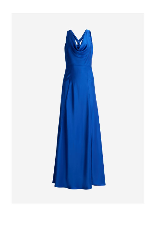 Andrea Gown In Liquid Satin