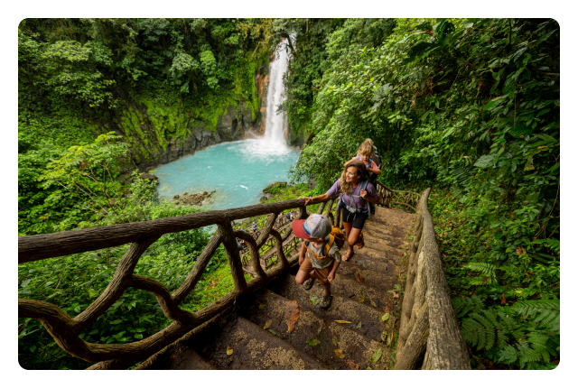 Explore Costa Rica's rainforest, coastline and wildlife on a Premium family holiday