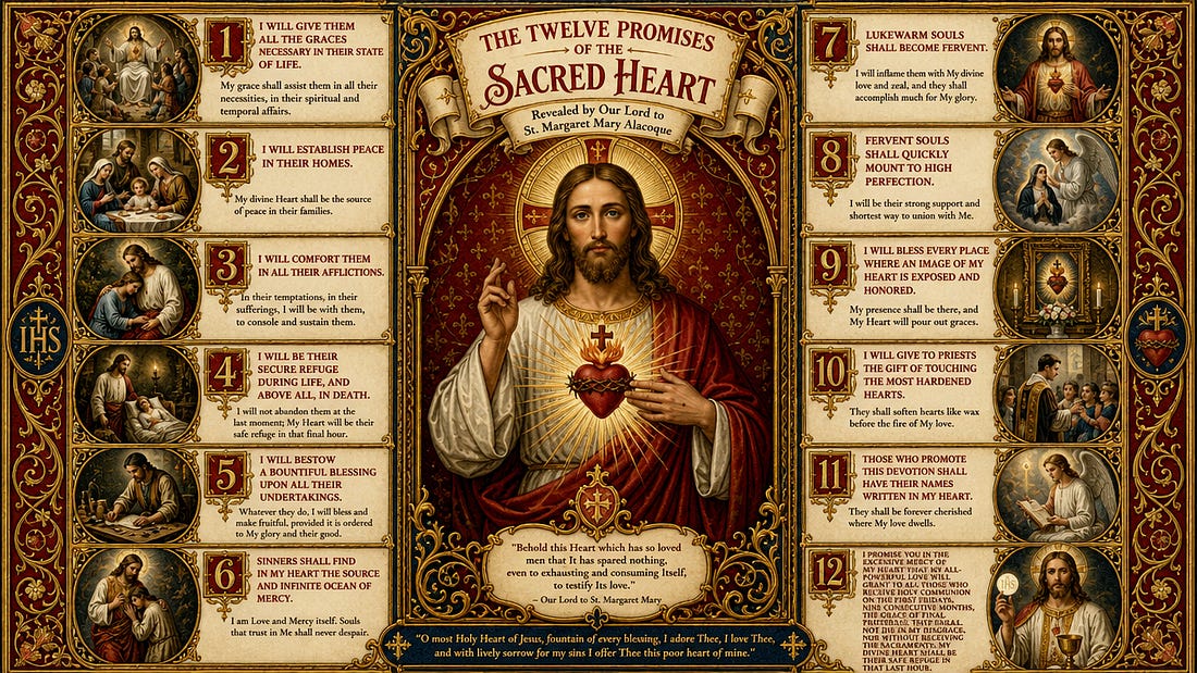 The Twelve Promises of the Sacred Heart Explained The Twelve Promises of the Sacred Heart Explained
