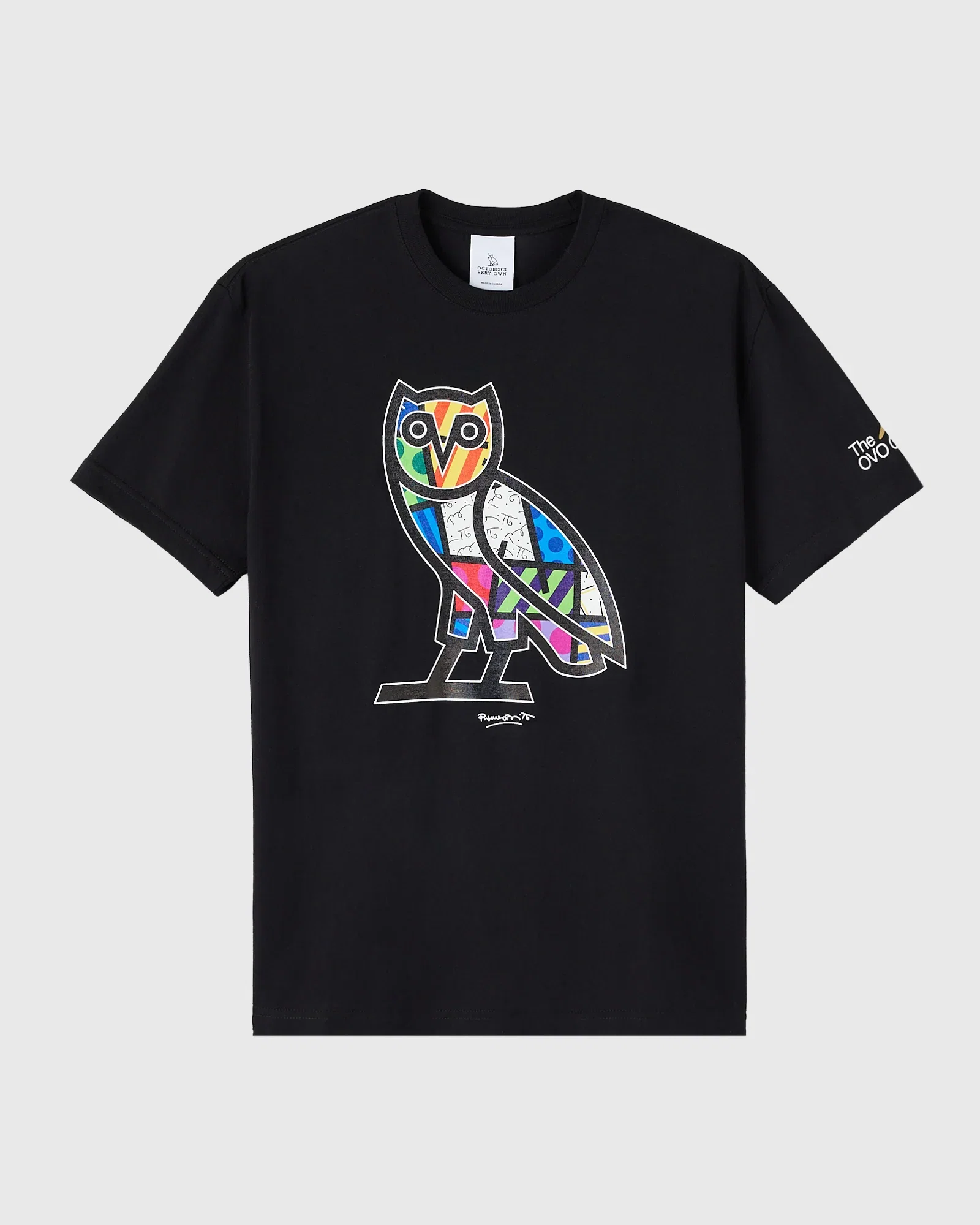 Image of Britto Owl Tee - Black