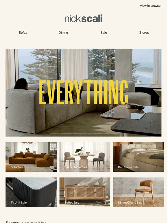 It's That Time of Year: Everything Reduced. Living Room. Dining & Bedroom