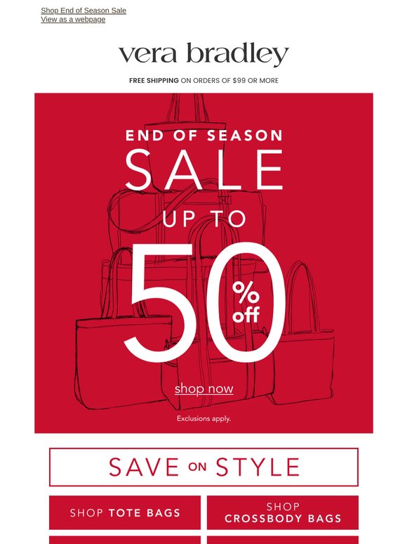 Up to 50% off the good stuff 👀