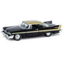 1958 Plymouth Belvedere - Black 1:64 Scale Diecast Model Car by M2 Machines