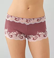 Modern Affair Boyshort Panty Rose Brown/Cradle Pink L