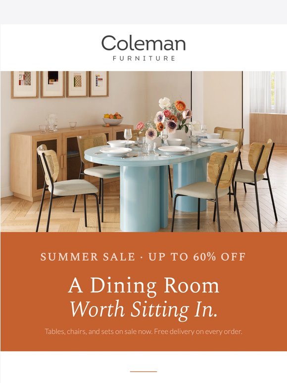 Pull Up a Chair! Up to 60% Off