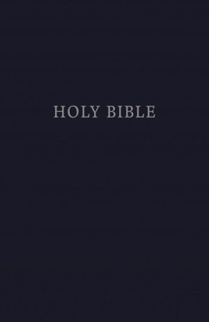 KJV, Pew Bible, Large Print, Hardcover, Blue, Red Letter Edition