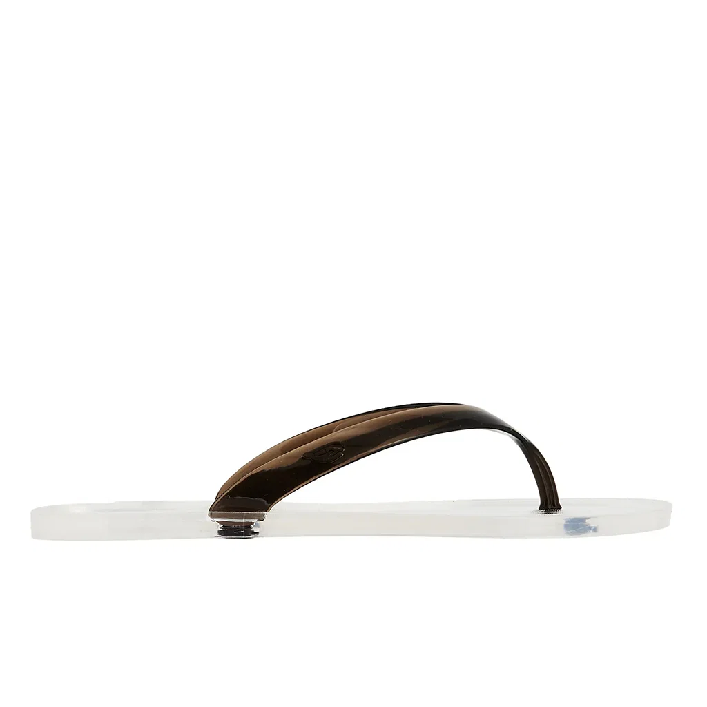 Image of Jelly Flip Flop Clear/Black
