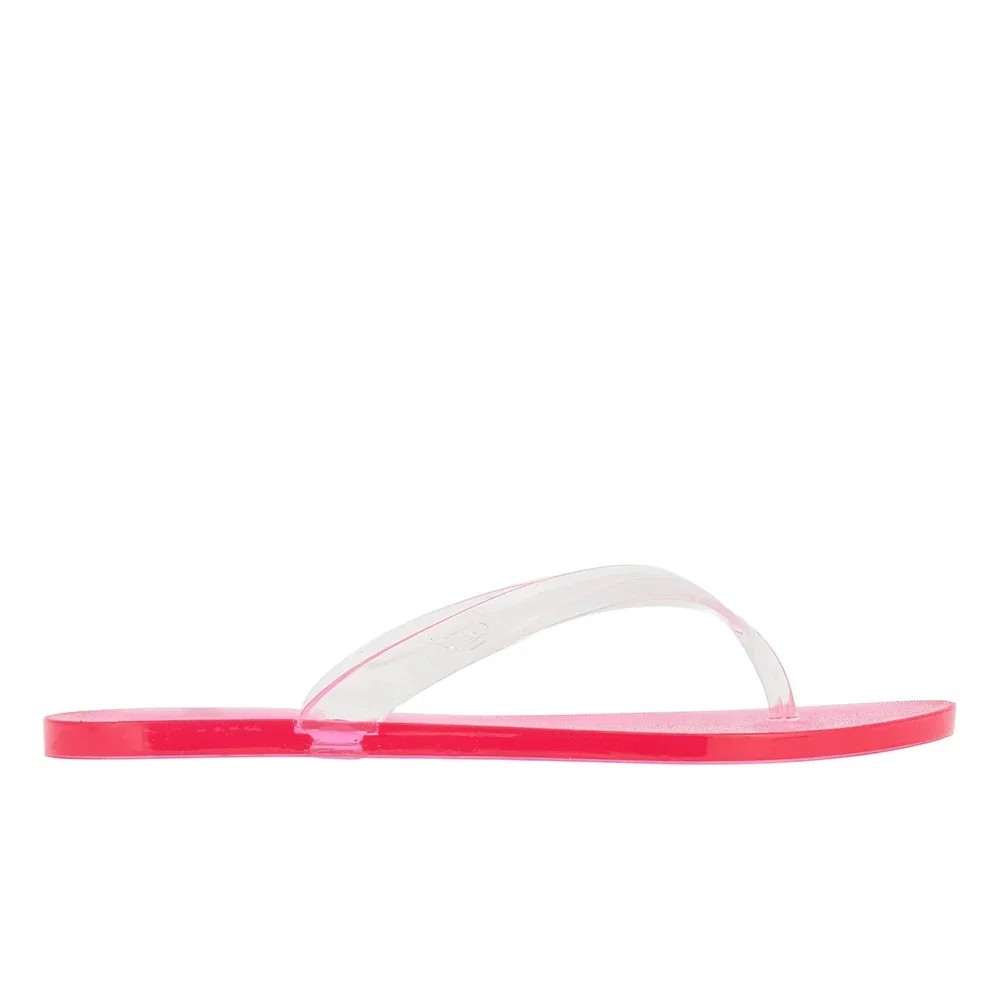 Image of Jelly Flip Flop Clear/Pink