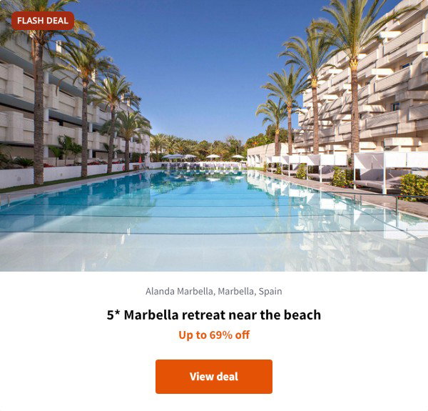 5* Marbella retreat near the beach