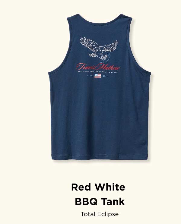 Red White BBQ Tank